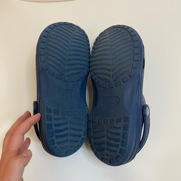 Crocs Women's Mule Clogs Slip On Shoes Navy Blue Size 10-11 - Picture 5 of 6